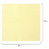 Салфетки бумажные 100 штук, 24х24 см, LAIMA, жёлтые (пастельный цвет), 100% целлюлоза, 126908 - фото 2574179