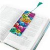 Закладка для книг с линейкой, 3D-объемная, BRAUBERG "Смайлики", с декоративным шнурком, 128096 - фото 2574575
