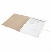 Папка для бумаг с завязками картонная STAFF, гарантированная плотность 220 г/м2, до 200 л., 126525 - фото 2574607
