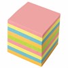 Блок для записей BRAUBERG проклеенный, куб 9х9х9 см, цветной, 129207 - фото 2575646