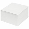 Блок для записей STAFF проклеенный, куб 9х9х5 см, белый, белизна 90-92%, 129196 - фото 2575700