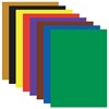 Цветная бумага, А4, мелованная (глянцевая), 8 листов 8 цветов, на скобе, ЮНЛАНДИЯ, 200х280 мм, "ЮНЛАНДИК В ПАРКЕ", 129549 - фото 2576149
