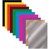 Цветная бумага А4 мелованная (глянцевая), ВОЛШЕБНАЯ, 10 листов 10 цветов, на скобе, BRAUBERG, 200х275 мм, "Зайчата", 129926 - фото 2576218