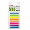 Закладки клейкие неоновые STAFF, 45х8 мм, 160 штук (8 цветов х 20 листов), на пластиковом основании, 129354 - фото 2576293