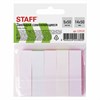 Закладки клейкие неоновые STAFF бумажные, 50х14 мм, 250 штук (5 цветов х 50 листов), 129359 - фото 2576498