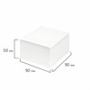 Блок для записей STAFF проклеенный, куб 9х9х5 см, белый, белизна 90-92%, 129196 - фото 2576858