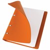 Тетрадь на кольцах А5 (180х220 мм), 120 листов, под кожу, клетка, BRAUBERG "Joy", оранжевый/светло-оранжевый, 129992 - фото 2577260
