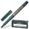 Ручка капиллярная (линер) FABER-CASTELL "Finepen 1511", ЧЕРНАЯ, корпус темно-зеленый, линия 0,4 мм, 151199 - фото 2577427