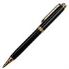 Ручка подарочная шариковая GALANT "Black", корпус черный, золотистые детали, пишущий узел 0,7 мм, синяя, 140405 - фото 2577627