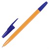 Ручка шариковая CORVINA (Италия) "51 Vintage", СИНЯЯ, корпус оранжевый, узел 1 мм, линия письма 0,7 мм, 40163/02 - фото 2577662