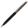 Ручка подарочная шариковая GALANT "Consul", корпус черный с серебристым, золотистые детали, пишущий узел 0,7 мм, синяя, 140963 - фото 2577842