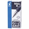 Ручка гелевая с грипом PILOT "G-1 Grip", ЧЕРНАЯ, корпус прозрачный, узел 0,5 мм, линия письма 0,3 мм, BLGP-G1-5 - фото 2577863
