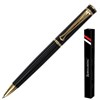 Ручка подарочная шариковая BRAUBERG "Perfect Black", корпус черный, узел 1 мм, линия письма 0,7 мм, синяя, 141416 - фото 2577951