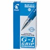 Ручка гелевая с грипом PILOT "G-1 Grip", СИНЯЯ, корпус прозрачный, узел 0,5 мм, линия письма 0,3 мм, BLGP-G1-5 - фото 2577977