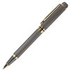 Ручка подарочная шариковая GALANT "Dark Chrome", корпус матовый хром, золотистые детали, пишущий узел 0,7 мм, синяя, 140397 - фото 2578011