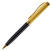 Ручка подарочная шариковая GALANT "Empire Gold", корпус черный с золотистым, золотистые детали, пишущий узел 0,7 мм, синяя, 140960 - фото 2578117
