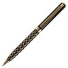 Ручка подарочная шариковая GALANT "Klondike", корпус черный с золотистым, золотистые детали, пишущий узел 0,7 мм, синяя, 141357 - фото 2578238