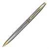 Ручка подарочная шариковая BRAUBERG "De Luxe Silver", корпус серебристый, узел 1 мм, линия письма 0,7 мм, синяя, 141414 - фото 2578265