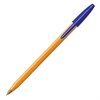Ручка шариковая BIC "Orange", СИНЯЯ, корпус оранжевый, узел 0,8 мм, линия письма 0,3 мм, 8099221 - фото 2578380