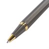 Ручка подарочная шариковая GALANT "Dark Chrome", корпус матовый хром, золотистые детали, пишущий узел 0,7 мм, синяя, 140397 - фото 2578443