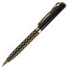 Ручка подарочная шариковая GALANT "Klondike", корпус черный с золотистым, золотистые детали, пишущий узел 0,7 мм, синяя, 141357 - фото 2578536
