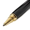 Ручка подарочная шариковая GALANT "Black", корпус черный, золотистые детали, пишущий узел 0,7 мм, синяя, 140405 - фото 2578542