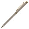 Ручка подарочная шариковая GALANT "Brigitte", тонкий корпус, серебристый, золотистые детали, пишущий узел 0,7 мм, синяя, 141009 - фото 2578654