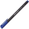 Ручка капиллярная (линер) BRAUBERG "Carbon", СИНЯЯ, металлический наконечник, трехгранная, линия письма 0,4 мм, 141522 - фото 2578694