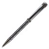 Ручка подарочная шариковая GALANT "Locarno", корпус серебристый с черным, хромированные детали, пишущий узел 0,7 мм, синяя, 141667 - фото 2578761