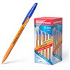 Ручка шариковая ERICH KRAUSE "R-301 Orange", СИНЯЯ, корпус оранжевый, узел 0,7 мм, линия письма 0,35 мм, 43194 - фото 2578857