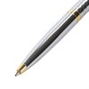 Ручка подарочная шариковая GALANT "Barendorf", корпус серебристый с гравировкой, золотистые детали, пишущий узел 0,7 мм, синяя, 141011 - фото 2578983
