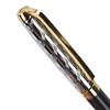 Ручка подарочная шариковая GALANT "Consul", корпус черный с серебристым, золотистые детали, пишущий узел 0,7 мм, синяя, 140963 - фото 2579032
