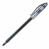 Ручка гелевая PILOT "Super Gel", ЧЕРНАЯ, корпус прозрачный, узел 0,5 мм, линия письма 0,3 мм, BL-SG-5 - фото 2579036