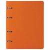 Тетрадь на кольцах А5 (180х220 мм), 120 листов, под кожу, клетка, BRAUBERG "Joy", оранжевый/светло-оранжевый, 129992 - фото 2579066