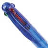 Ручка многоцветная шариковая автоматическая BRAUBERG "MULTICOLOR", 4 ЦВЕТА, линия письма 0,35 мм, 141513 - фото 2579165