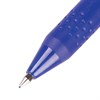 Ручка стираемая гелевая с грипом PILOT "Frixion", СИНЯЯ, корпус синий, узел 0,7 мм, линия письма 0,35 мм, BL-FR-7 - фото 2579185