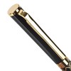 Ручка подарочная шариковая GALANT "Klondike", корпус черный с золотистым, золотистые детали, пишущий узел 0,7 мм, синяя, 141357 - фото 2579252