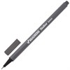 Ручка капиллярная (линер) BRAUBERG "Aero", СЕРАЯ, трехгранная, металлический наконечник, линия письма 0,4 мм, 142258 - фото 2579281