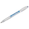 Ручка шариковая масляная PENSAN "Global-21", СИНЯЯ, корпус прозрачный, узел 0,5 мм, линия письма 0,3 мм, 2221 - фото 2579327