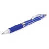 Ручка шариковая автоматическая с грипом BRAUBERG "Cobalt", СИНЯЯ, корпус синий, узел 0,7 мм, линия письма 0,35 мм, 141068 - фото 2579384