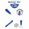 Ручка шариковая автоматическая BIC "Round Stic Clic", СИНЯЯ, корпус тонированный синий, узел 1 мм, линия письма 0,32 мм, 926376 - фото 2579409