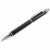 Ручка-стилус SONNEN для смартфонов/планшетов, СИНЯЯ, корпус черный, серебристые детали, линия письма 1 мм, 141589 - фото 2579465