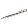 Ручка подарочная шариковая GALANT "Marburg", корпус серебристый с гравировкой, золотистые детали, пишущий узел 0,7 мм, синяя, 141015 - фото 2579605
