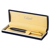 Ручка подарочная шариковая GALANT "Empire Gold", корпус черный с золотистым, золотистые детали, пишущий узел 0,7 мм, синяя, 140960 - фото 2579625