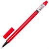 Ручка капиллярная (линер) BRAUBERG "Aero", КРАСНАЯ, трехгранная, металлический наконечник, линия письма 0,4 мм, 142254 - фото 2579649