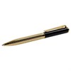 Ручка подарочная шариковая GALANT "Black Melbourne", корпус золотистый с черным, золотистые детали, пишущий узел 0,7 мм, синяя, 141356 - фото 2579656