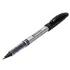 Ручка-роллер BRAUBERG "Control", ЧЕРНАЯ, корпус серебристый, узел 0,5 мм, линия письма 0,3 мм, 141553 - фото 2579670