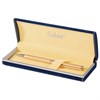 Ручка подарочная шариковая GALANT "Stiletto Gold", тонкий корпус, золотистый, золотистые детали, пишущий узел 0,7 мм, синяя, 140527 - фото 2579737