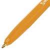 Ручка шариковая BRAUBERG "Carina Orange", СИНЯЯ, корпус оранжевый, узел 1 мм, линия письма 0,5 мм, 141668 - фото 2579761