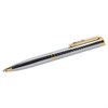 Ручка подарочная шариковая GALANT "Barendorf", корпус серебристый с гравировкой, золотистые детали, пишущий узел 0,7 мм, синяя, 141011 - фото 2579862